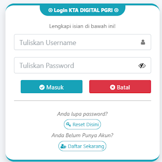 Register PGRI Tanah Bumbu - Persatuan Guru Republik Indonesia Cabang Tanah Bumbu